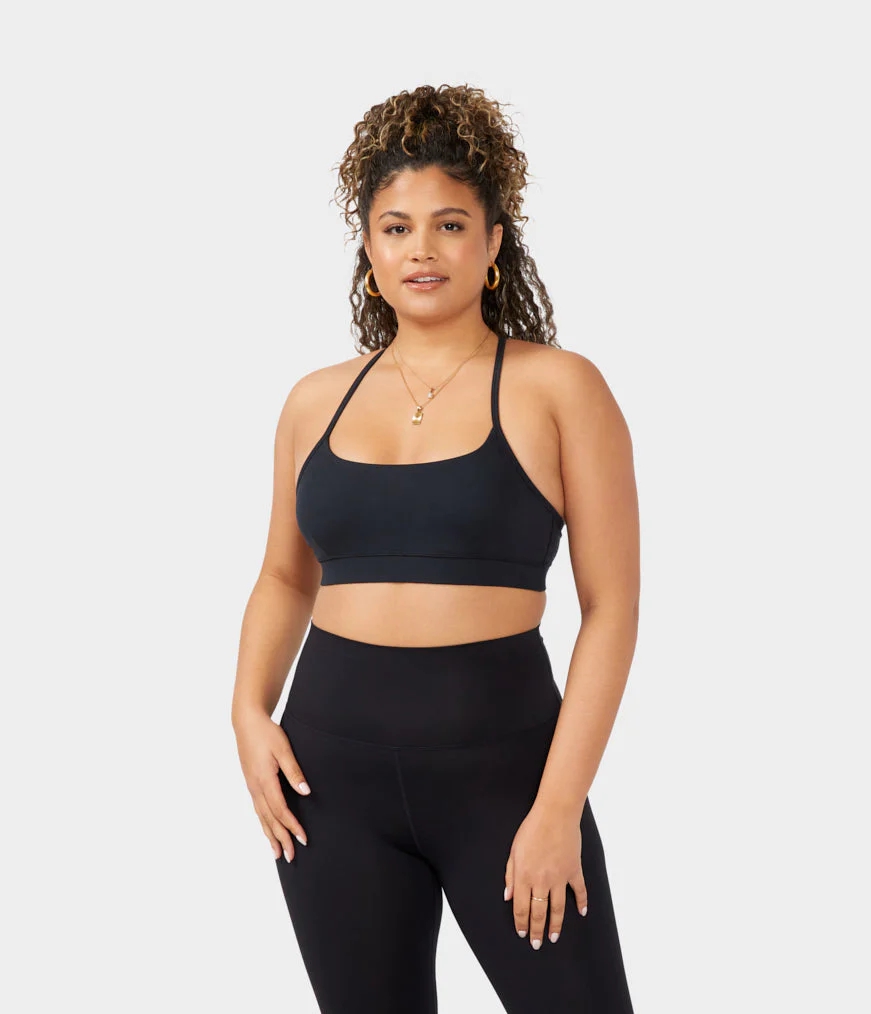 Black Women's Manduka FOUNDATION Bras | 8406717