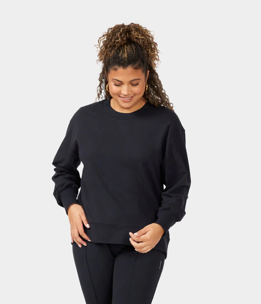 Black Women's Manduka GRATITUDE Pullover | 1104561