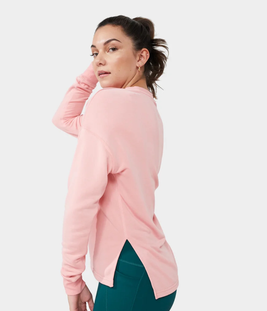 Coral Women's Manduka RISE AND SHINE Sweatshirt | 6467500