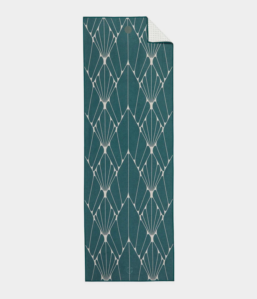 Green Women's Manduka YOGITOES REPREVE YOGA MAT Towels | 6298070
