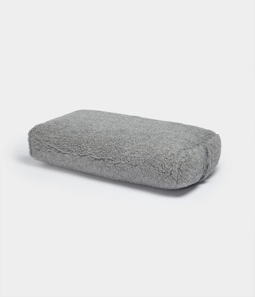 Grey Women's Manduka WOOL RECTANGULAR Bolster | 4882274