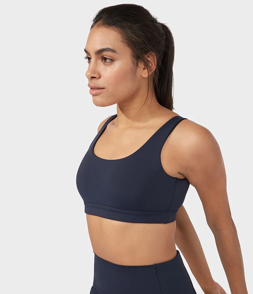 Navy Women's Manduka PRESENCE Bras | 5084798