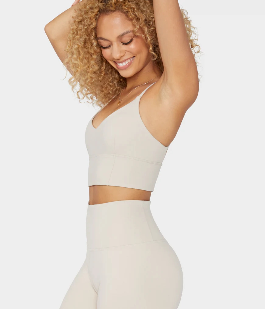 White Women's Manduka ESSENCE Bras | 7540967